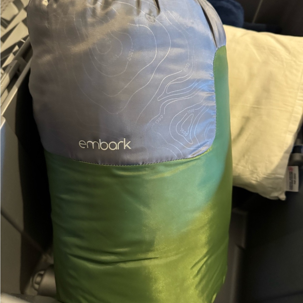 Embark Green and Grey Sleeping Bag